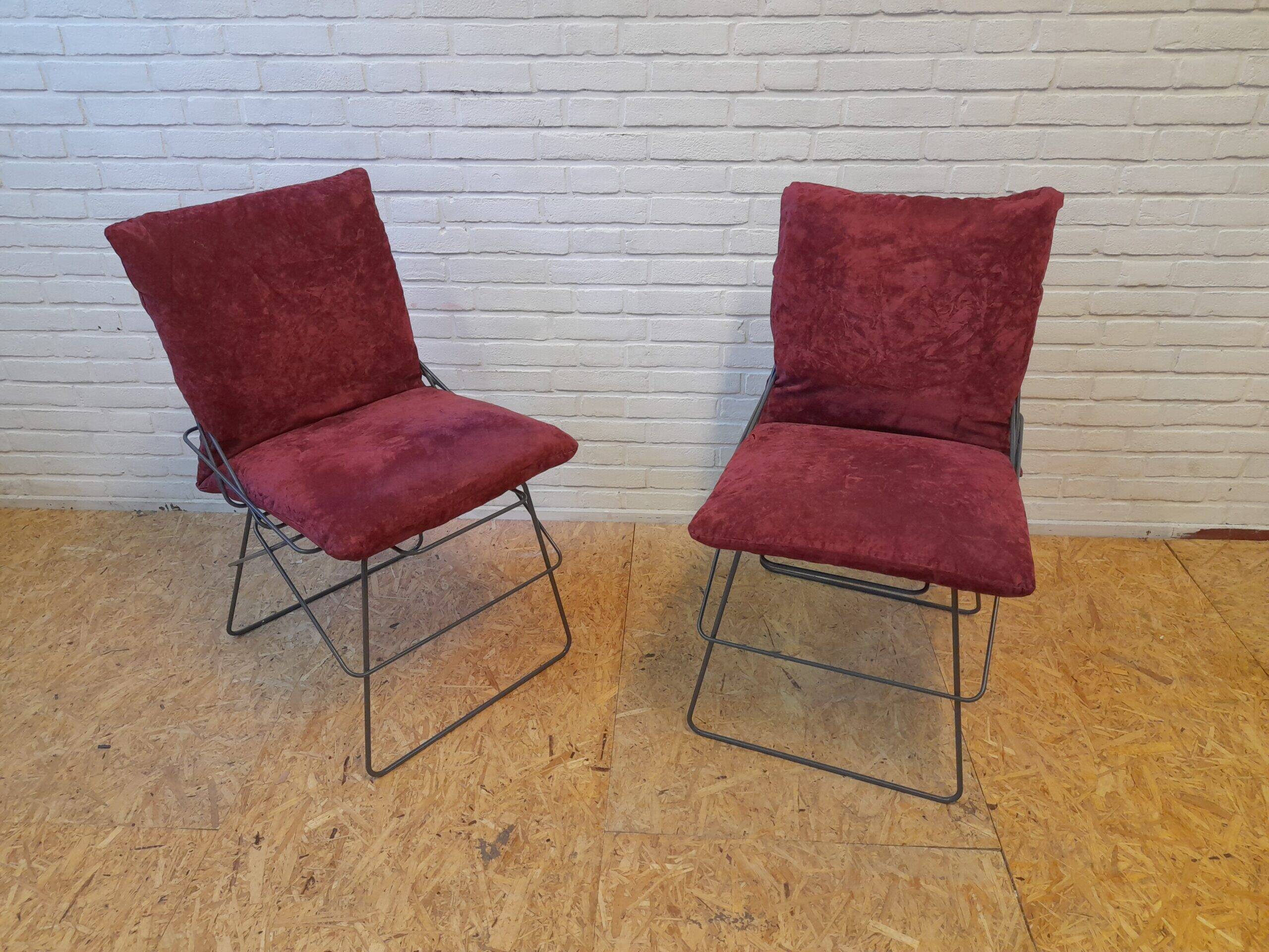 2 Sof Sof Enzo Mari dining chairs