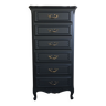 Vintage weekly chest with black makeover