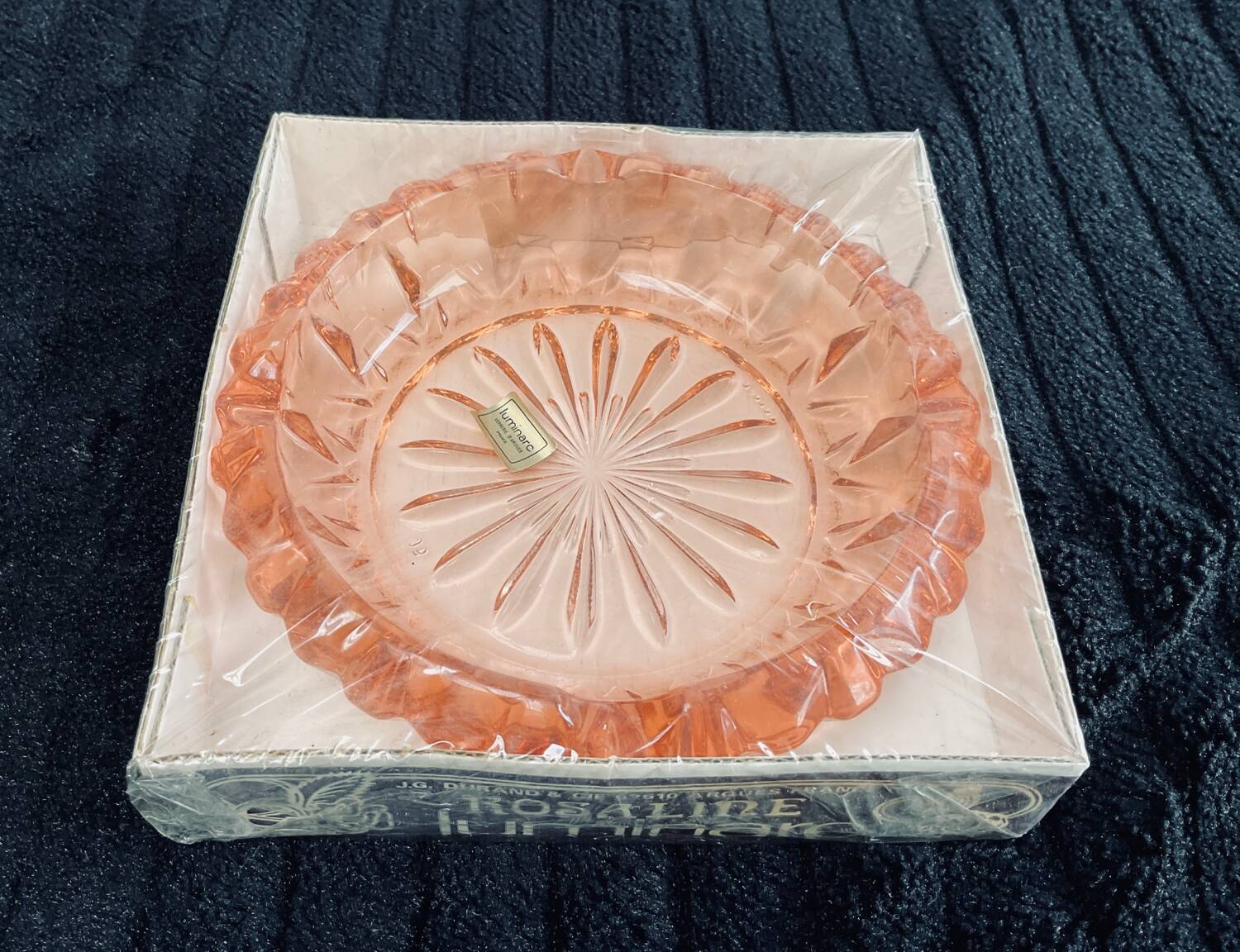 Vide-poches cristal vintage