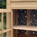 Parisian glass cabinet from La Samaritaine, 1960