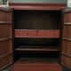 Burgundy Chinese cabinet