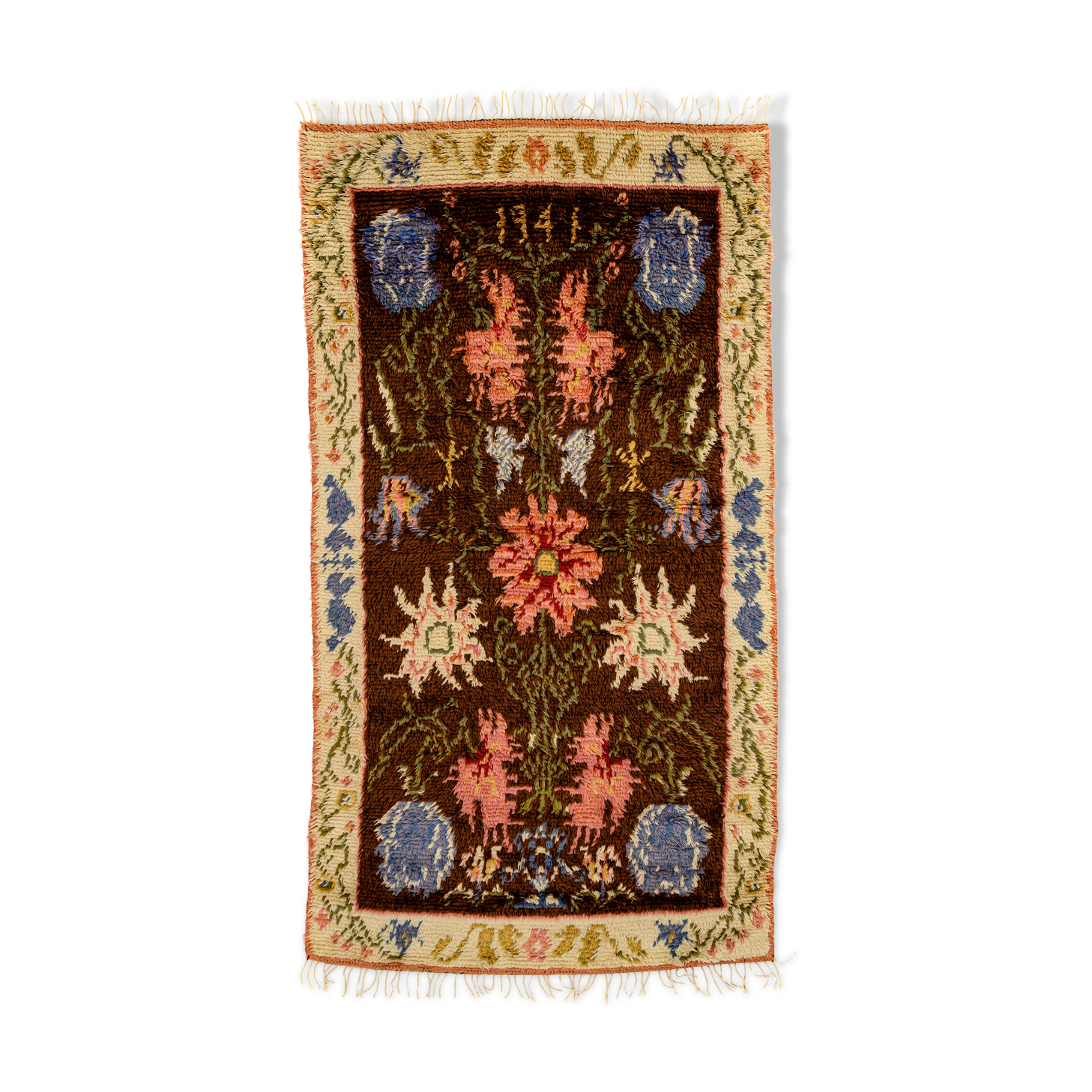 Scandinavian Jugendstil rya rug