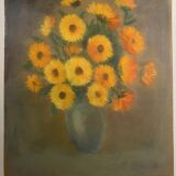 Still life with daisies, signed and dated 1979