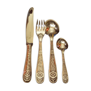 Ensemble 4 couverts Christofle - villeroy