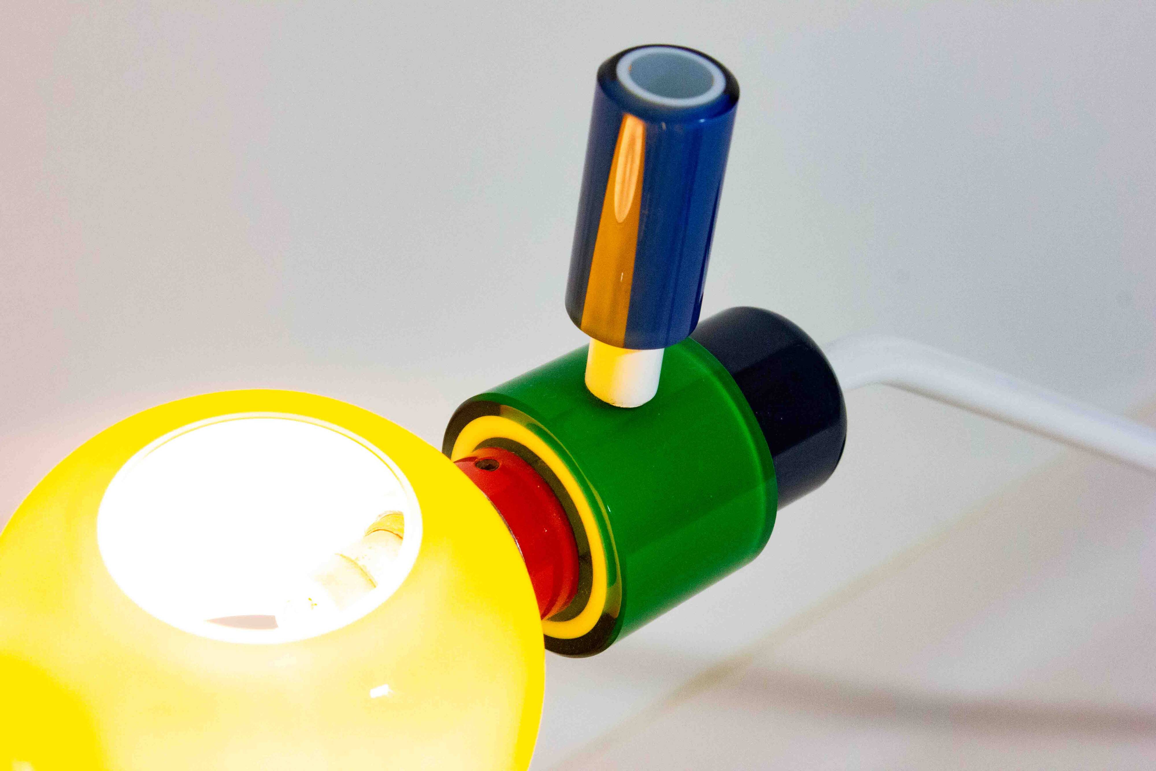 Pop Art "Vega" table lamp by Michele de Lucchi for Vistosi