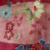 Tapis ancien chinois art deco 61 x 125cm 1920s