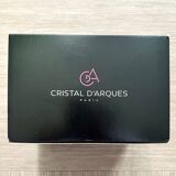 Lot 12 verres à pieds cristal d’ arques neufs « Longchamp »