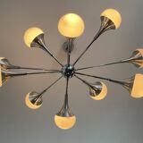 Vintage trumpet chandelier from the 70s