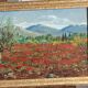 Old painting oil on panel Provençal landscape signed Henri Millet
