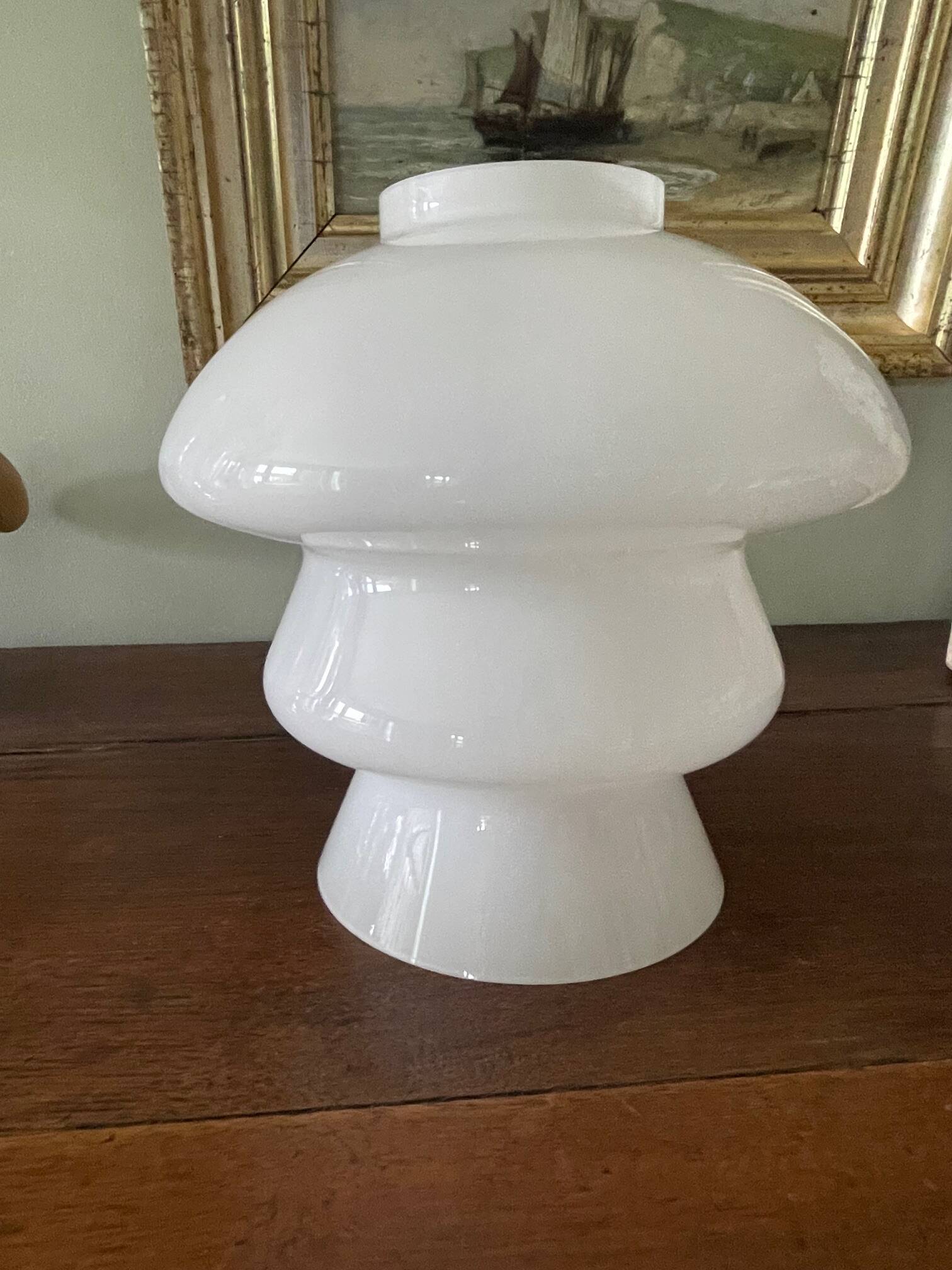 pair of opaline globes, Art Deco