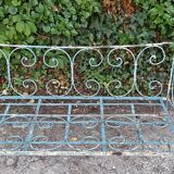 Wrought iron bench