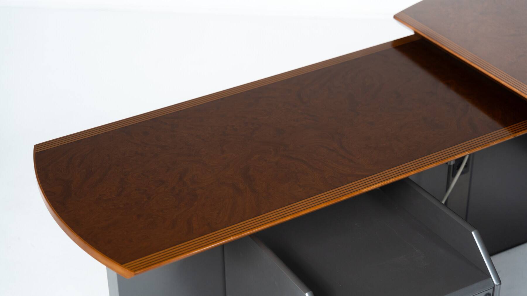Large Artona Desk by Afra & Tobia Scarpa for Maxalto, 1970s