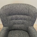 Grey armchair, Scandinavian design, production: Denmark