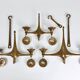 Grand Chandelier Suspended Candelabrum Brutalist Michael Harjes, 1970s