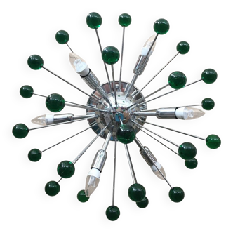 Murano glass flush mount