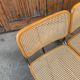 Set of 3 mid-century Italian B32 Cesca chairs by Marcel Breuer, 1970s