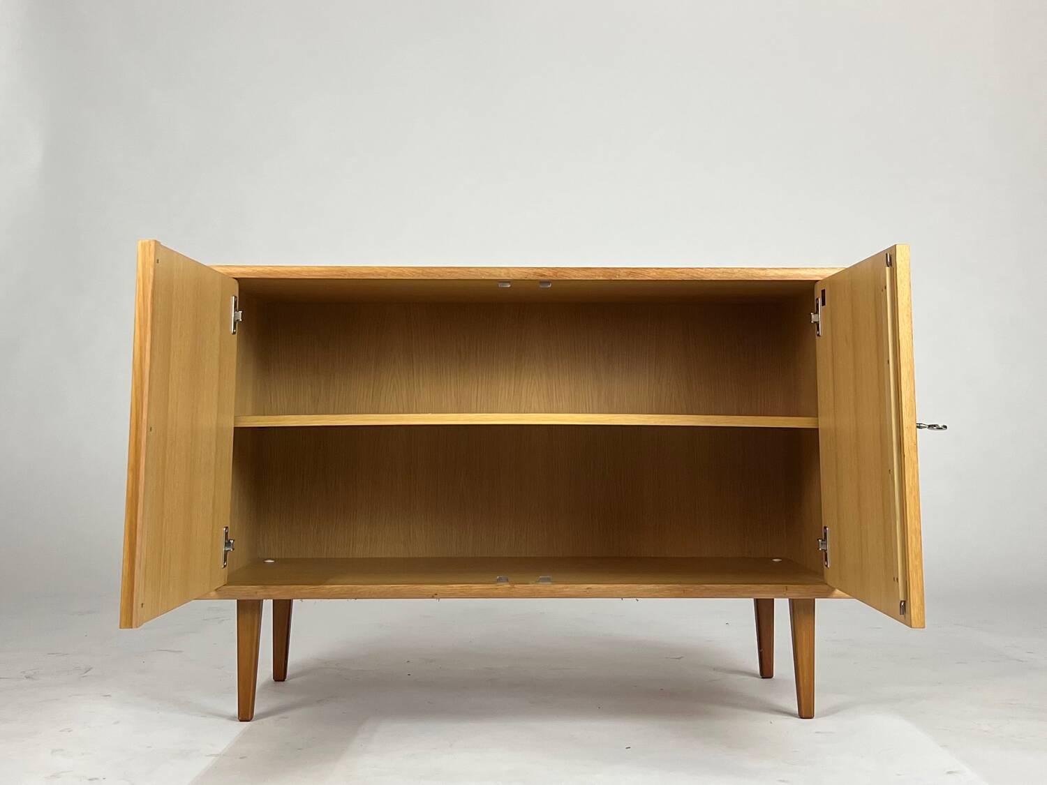Vintage chest of drawers sideboard lowboard oak WK Möbel 70s cabinet
