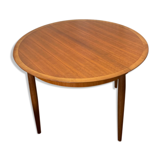 Table scandinave en teck avec rallonge papillon années 60