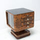 Art deco bar table with chrome elements, 1930´s, czechoslovakia