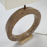 Marble Look Resin Lamp, 1970s