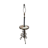 Napoleon III floor lamp in bronze metal and marble