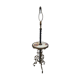 Napoleon III floor lamp in bronze metal and marble