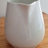 Pot à lait en porcelaine blanche d'1,75 litres
