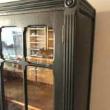 Old glass-enclosed Parisian wardrobe