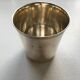 Silver metal cup