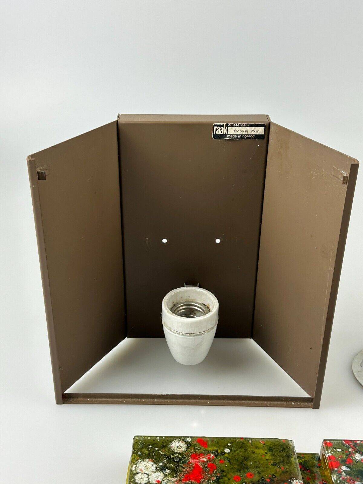 60s 70s wall lamp by Willem Van Oyen for Raak Amsterdam Made in Holland