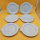 6 Sarreguemines blue fish plates