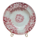 Hollow plate Terre de Fer Sarreguemines model Jardinière red