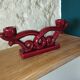 Ceramic slipware candlestick