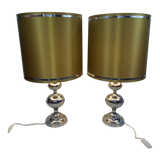 Pair of Bamkamp light lamps
