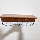 Console table, TEAK shelf, 1960s.