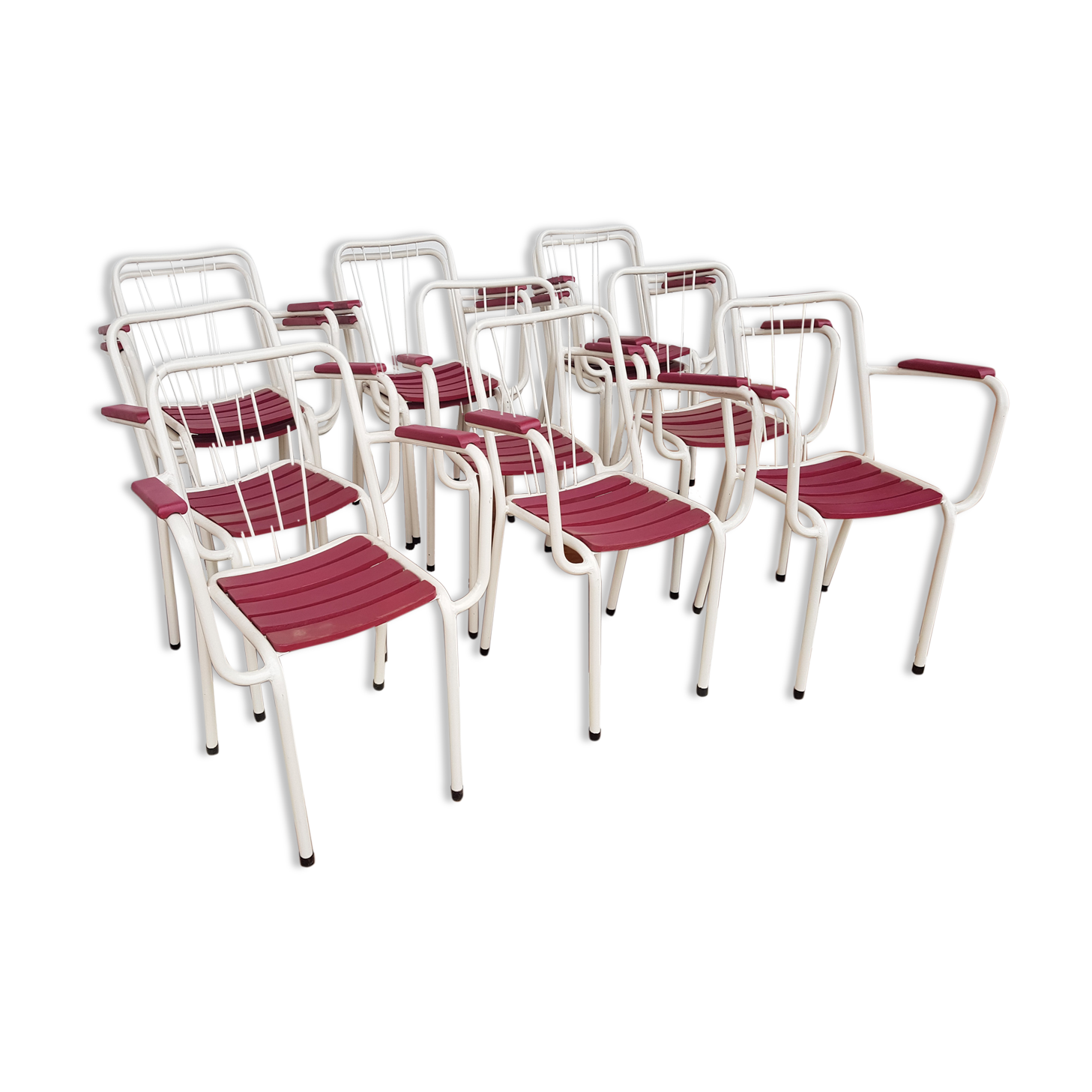 Ancient 1950s garden chairs