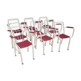 Chaises de jardin anciennes années 50