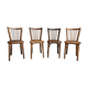 Série de 4 chaises bistrot Baumann N89