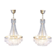 Pair of hot air balloon chandelier with 3 lights.