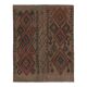 Vintage Turkish kilim handwoven 159x185 cm