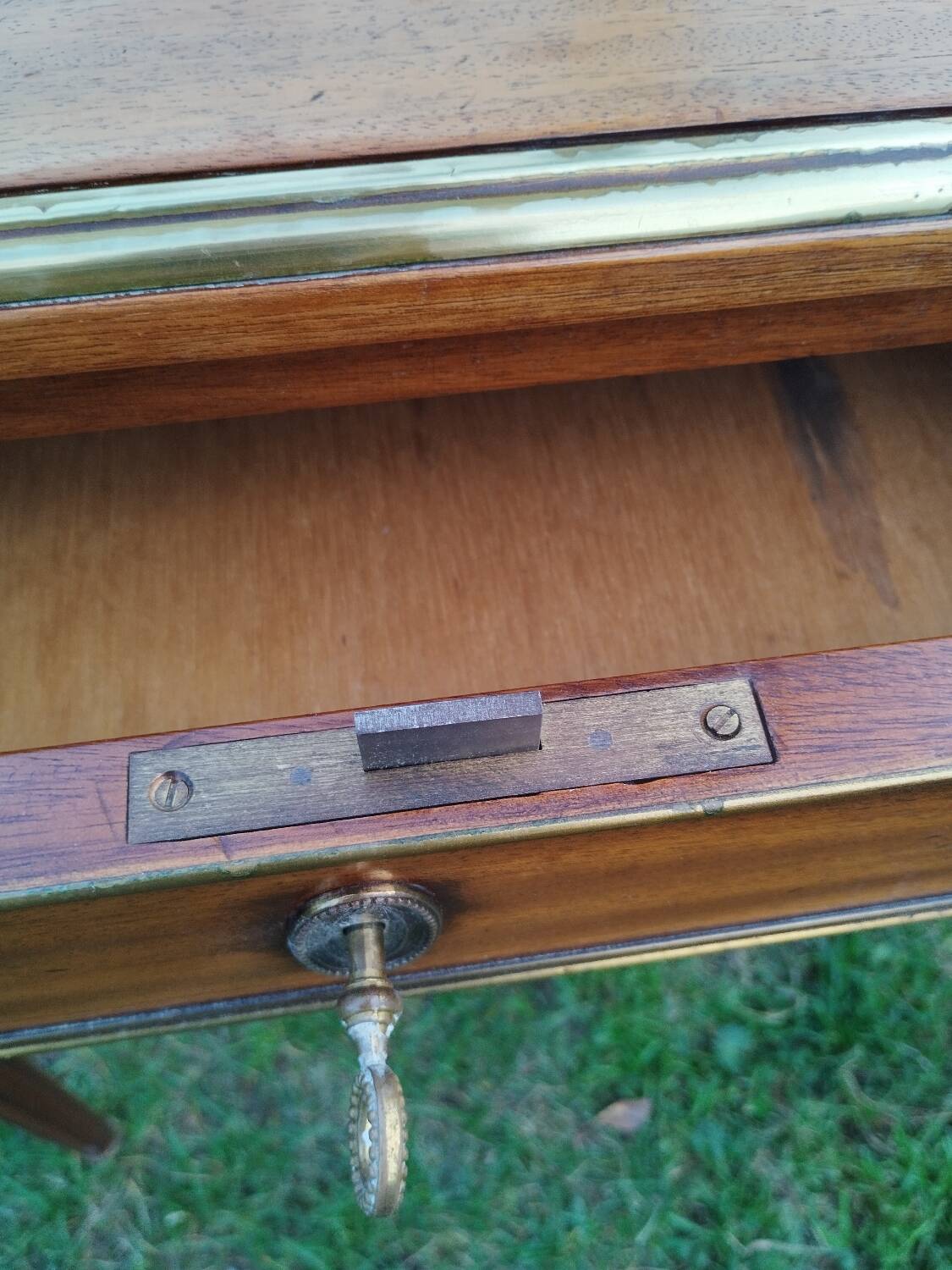 Antique Louis XVI style desk with drawers