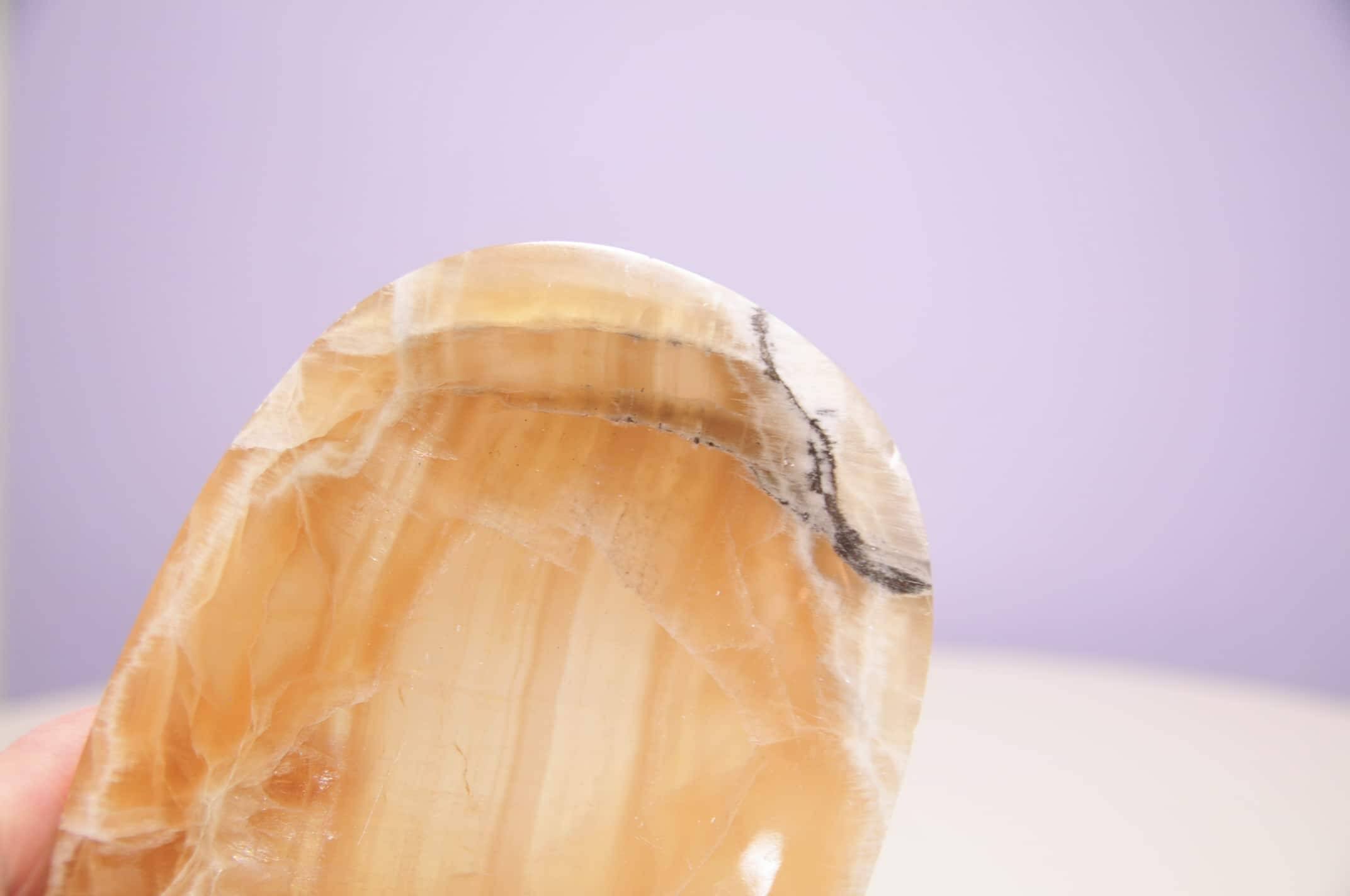 Vide poche, bol en marbre rose