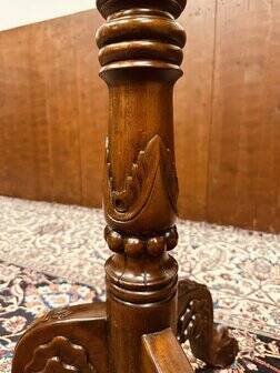 English mahogany coat rack