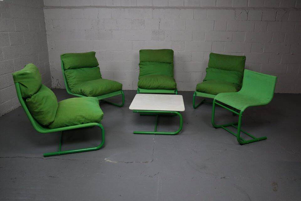 Lounge set "Stuns" by Jan Dranger & Johan Huldt for Innovator, 1973 Sweden