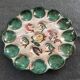 Tripod dish from the 60s for ceramic shellfish or crustaceans