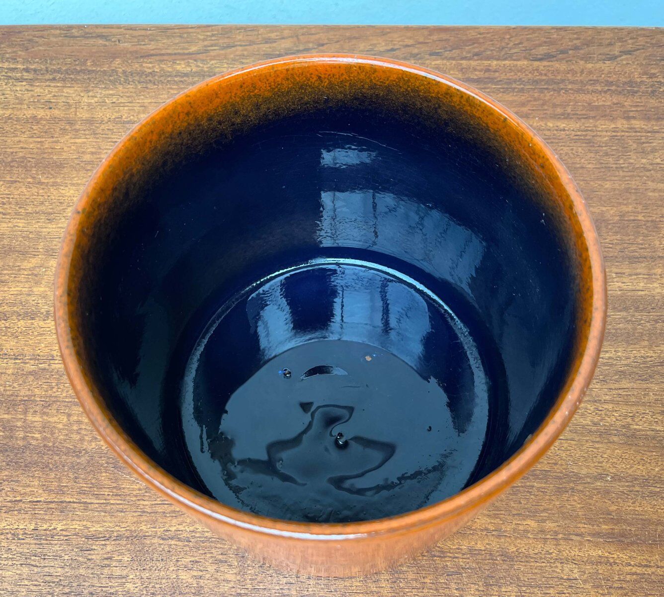 WGP West German planter pot, mid-century modern, 1960s.
