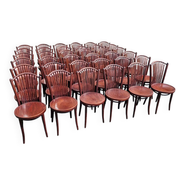 Set of 36 bistro chairs
