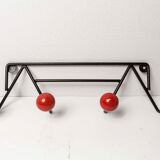 Coatrack 60s black and red 4 balls
