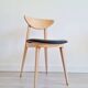 Chaise scandinave bois brut