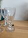 4 verres à pied à liqueur en cristal